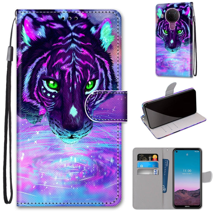 Coloured Drawing Cross Texture Horizontal Flip PU Leather Case with Holder & Card Slots & Wallet & Lanyard, For OPPO Realme C15 / C12 / C25 / 7i (Global) / Narzo 20 / 30A, For Nokia 5.4