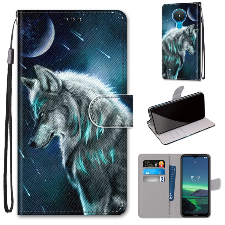 Coloured Drawing Cross Texture Horizontal Flip PU Leather Case with Holder & Card Slots & Wallet & Lanyard, For Nokia 1.4, For Xiaomi Redmi K40 / K40 Pro / K40 Pro+ / Mi 11i / Poco F3