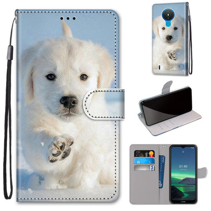 Coloured Drawing Cross Texture Horizontal Flip PU Leather Case with Holder & Card Slots & Wallet & Lanyard, For Nokia 1.4, For Xiaomi Redmi K40 / K40 Pro / K40 Pro+ / Mi 11i / Poco F3