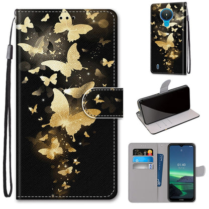 Coloured Drawing Cross Texture Horizontal Flip PU Leather Case with Holder & Card Slots & Wallet & Lanyard, For Nokia 1.4, For Xiaomi Redmi K40 / K40 Pro / K40 Pro+ / Mi 11i / Poco F3
