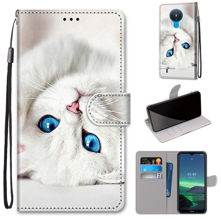 Coloured Drawing Cross Texture Horizontal Flip PU Leather Case with Holder & Card Slots & Wallet & Lanyard, For Nokia 1.4, For Xiaomi Redmi K40 / K40 Pro / K40 Pro+ / Mi 11i / Poco F3