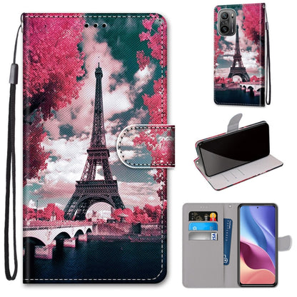 Coloured Drawing Cross Texture Horizontal Flip PU Leather Case with Holder & Card Slots & Wallet & Lanyard, For Nokia 1.4, For Xiaomi Redmi K40 / K40 Pro / K40 Pro+ / Mi 11i / Poco F3