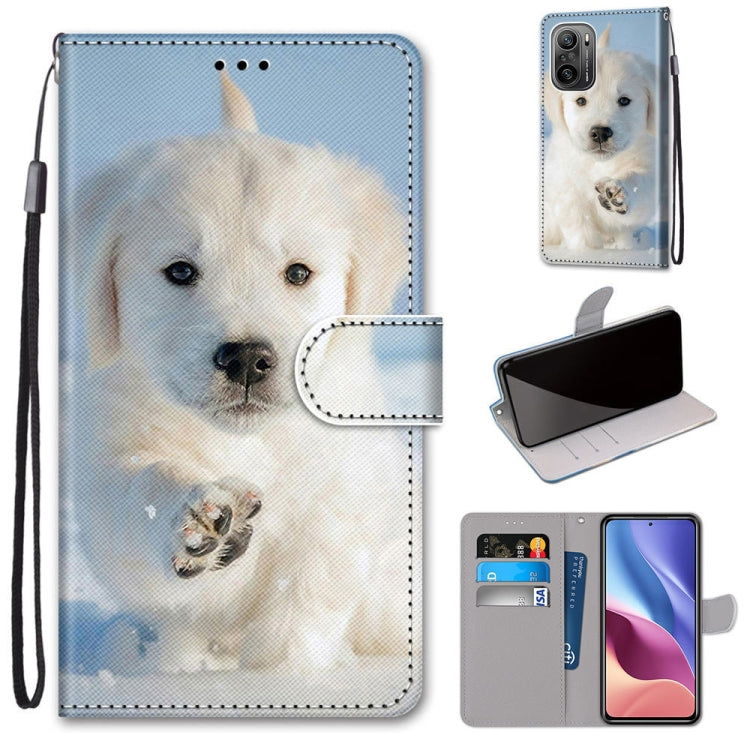 Coloured Drawing Cross Texture Horizontal Flip PU Leather Case with Holder & Card Slots & Wallet & Lanyard, For Nokia 1.4, For Xiaomi Redmi K40 / K40 Pro / K40 Pro+ / Mi 11i / Poco F3