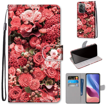 Coloured Drawing Cross Texture Horizontal Flip PU Leather Case with Holder & Card Slots & Wallet & Lanyard, For Nokia 1.4, For Xiaomi Redmi K40 / K40 Pro / K40 Pro+ / Mi 11i / Poco F3