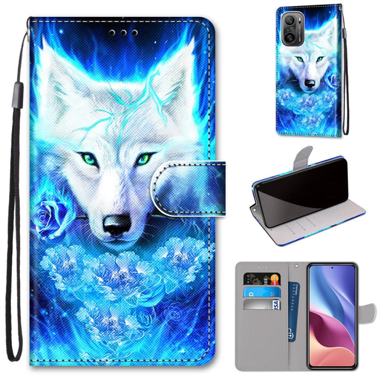 Coloured Drawing Cross Texture Horizontal Flip PU Leather Case with Holder & Card Slots & Wallet & Lanyard, For Nokia 1.4, For Xiaomi Redmi K40 / K40 Pro / K40 Pro+ / Mi 11i / Poco F3