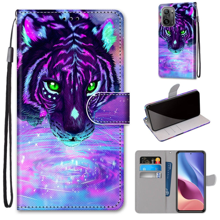 Coloured Drawing Cross Texture Horizontal Flip PU Leather Case with Holder & Card Slots & Wallet & Lanyard, For Nokia 1.4, For Xiaomi Redmi K40 / K40 Pro / K40 Pro+ / Mi 11i / Poco F3