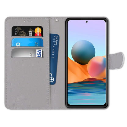 Coloured Drawing Cross Texture Horizontal Flip PU Leather Case with Holder & Card Slots & Wallet & Lanyard, For Xiaomi Redmi Note 10 Pro Max / Note 10 Pro, For Samsung Galaxy A32 4G / A32 Lite