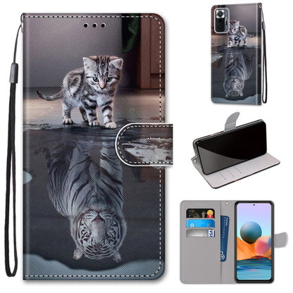 Coloured Drawing Cross Texture Horizontal Flip PU Leather Case with Holder & Card Slots & Wallet & Lanyard, For Xiaomi Redmi Note 10 Pro Max / Note 10 Pro, For Samsung Galaxy A32 4G / A32 Lite
