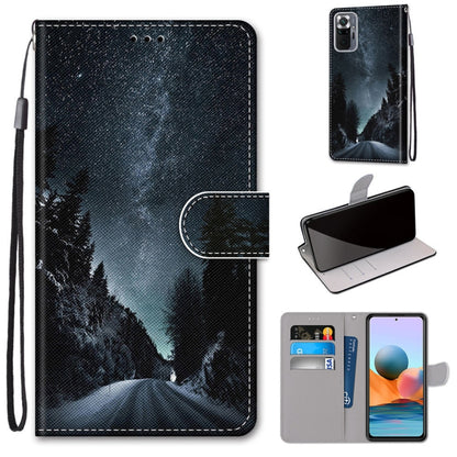 Coloured Drawing Cross Texture Horizontal Flip PU Leather Case with Holder & Card Slots & Wallet & Lanyard, For Xiaomi Redmi Note 10 Pro Max / Note 10 Pro, For Samsung Galaxy A32 4G / A32 Lite