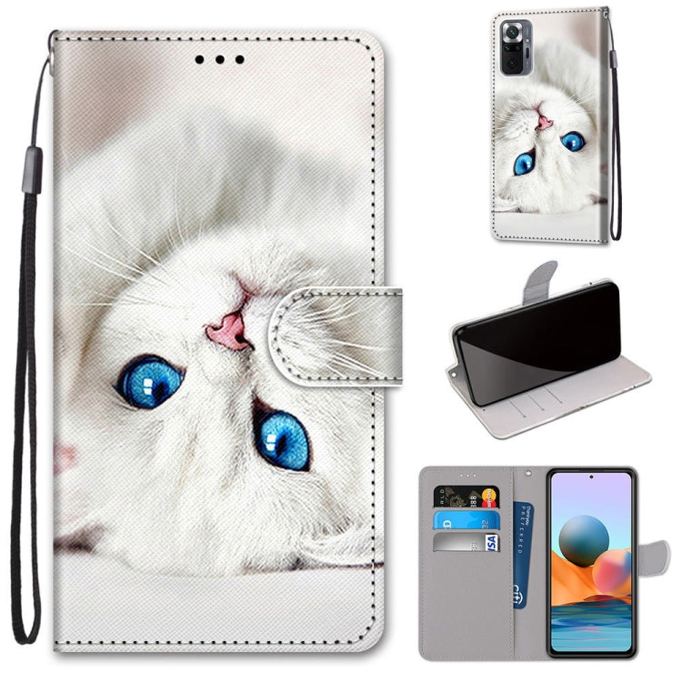 Coloured Drawing Cross Texture Horizontal Flip PU Leather Case with Holder & Card Slots & Wallet & Lanyard, For Xiaomi Redmi Note 10 Pro Max / Note 10 Pro, For Samsung Galaxy A32 4G / A32 Lite