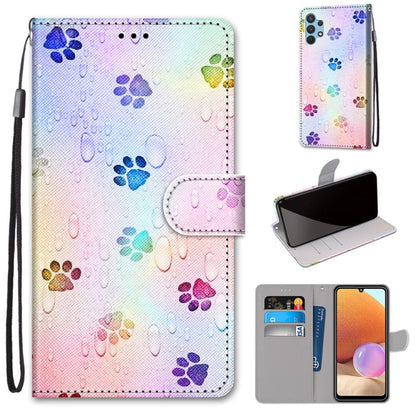 Coloured Drawing Cross Texture Horizontal Flip PU Leather Case with Holder & Card Slots & Wallet & Lanyard, For Xiaomi Redmi Note 10 Pro Max / Note 10 Pro, For Samsung Galaxy A32 4G / A32 Lite