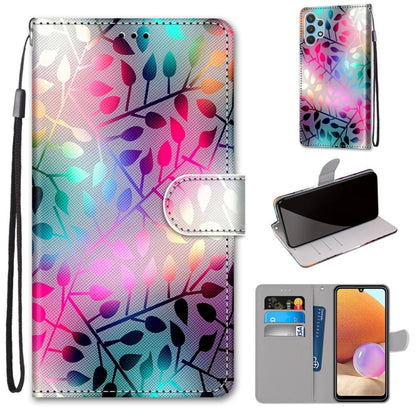 Coloured Drawing Cross Texture Horizontal Flip PU Leather Case with Holder & Card Slots & Wallet & Lanyard, For Xiaomi Redmi Note 10 Pro Max / Note 10 Pro, For Samsung Galaxy A32 4G / A32 Lite