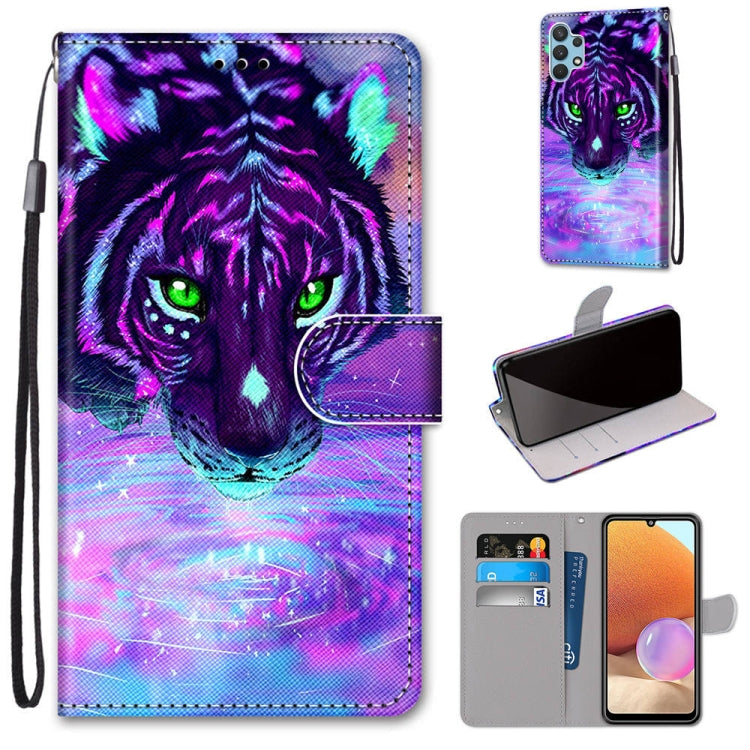 Coloured Drawing Cross Texture Horizontal Flip PU Leather Case with Holder & Card Slots & Wallet & Lanyard, For Xiaomi Redmi Note 10 Pro Max / Note 10 Pro, For Samsung Galaxy A32 4G / A32 Lite