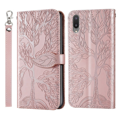 Life of Tree Embossing Pattern Horizontal Flip Leather Case with Holder & Card Slot & Wallet & Photo Frame & Lanyard, For Samsung Galaxy A02, For Samsung Galaxy A32 5G, For Samsung Galaxy M62, For Xiaomi Mi 11, For Xiaomi Poco M3