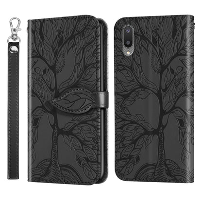 Life of Tree Embossing Pattern Horizontal Flip Leather Case with Holder & Card Slot & Wallet & Photo Frame & Lanyard, For Samsung Galaxy A02, For Samsung Galaxy A32 5G, For Samsung Galaxy M62, For Xiaomi Mi 11, For Xiaomi Poco M3