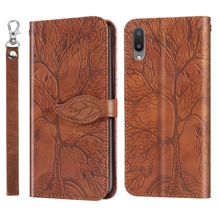 Life of Tree Embossing Pattern Horizontal Flip Leather Case with Holder & Card Slot & Wallet & Photo Frame & Lanyard, For Samsung Galaxy A02, For Samsung Galaxy A32 5G, For Samsung Galaxy M62, For Xiaomi Mi 11, For Xiaomi Poco M3
