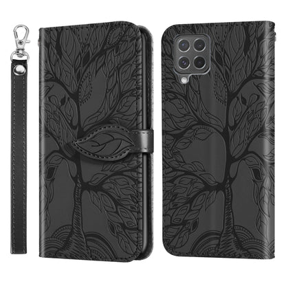 Life of Tree Embossing Pattern Horizontal Flip Leather Case with Holder & Card Slot & Wallet & Photo Frame & Lanyard, For Samsung Galaxy A02, For Samsung Galaxy A32 5G, For Samsung Galaxy M62, For Xiaomi Mi 11, For Xiaomi Poco M3