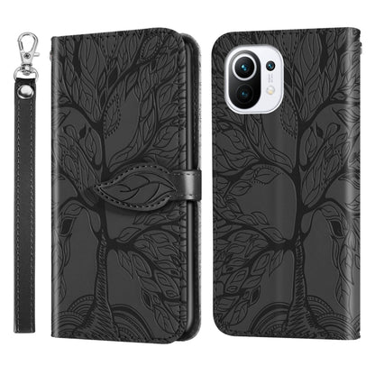 Life of Tree Embossing Pattern Horizontal Flip Leather Case with Holder & Card Slot & Wallet & Photo Frame & Lanyard, For Samsung Galaxy A02, For Samsung Galaxy A32 5G, For Samsung Galaxy M62, For Xiaomi Mi 11, For Xiaomi Poco M3