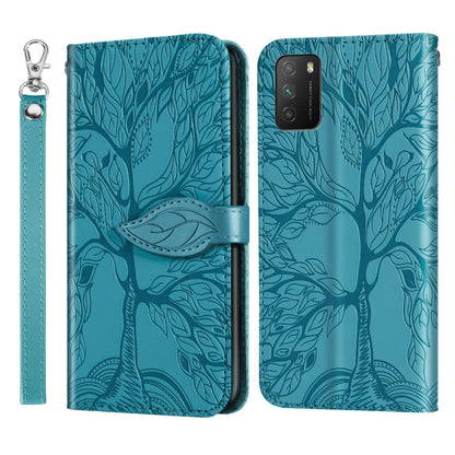 Life of Tree Embossing Pattern Horizontal Flip Leather Case with Holder & Card Slot & Wallet & Photo Frame & Lanyard, For Samsung Galaxy A02, For Samsung Galaxy A32 5G, For Samsung Galaxy M62, For Xiaomi Mi 11, For Xiaomi Poco M3