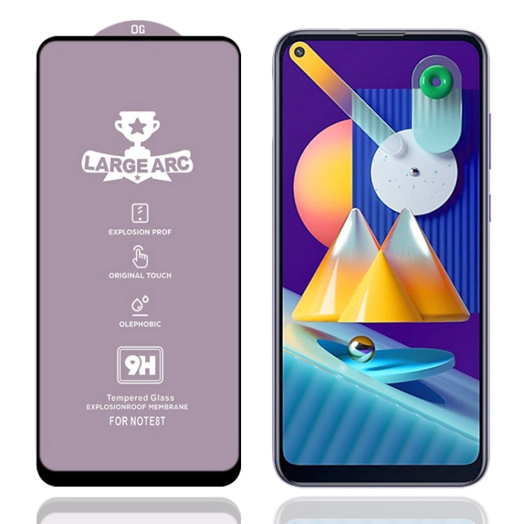 9H HD Large Arc High Alumina Full Screen Tempered Glass Film, For Samsung Galaxy S10 Lite (1 PCS), For Samsung Galaxy M11 (1 PCS), For Samsung Galaxy M21 / M21 2021 (1 PCS), For Samsung Galaxy M31 (1 PCS), For Samsung Galaxy M31s (1 PCS)               ...