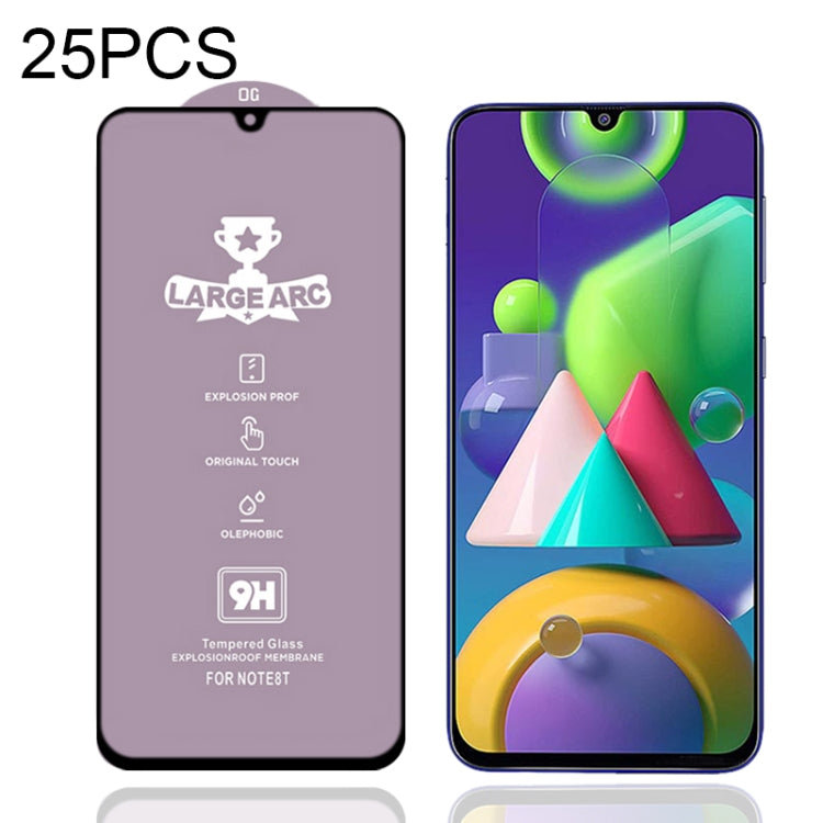 25 PCS 9H HD Large Arc High Alumina Full Screen Tempered Glass Film, For Samsung Galaxy S10 Lite (25 PCS), For Samsung Galaxy M11 (25 PCS), For Samsung Galaxy M21 / M21 2021 (25 PCS), For Samsung Galaxy M31 (25 PCS), For Samsung Galaxy M31s (25 PCS)   ...