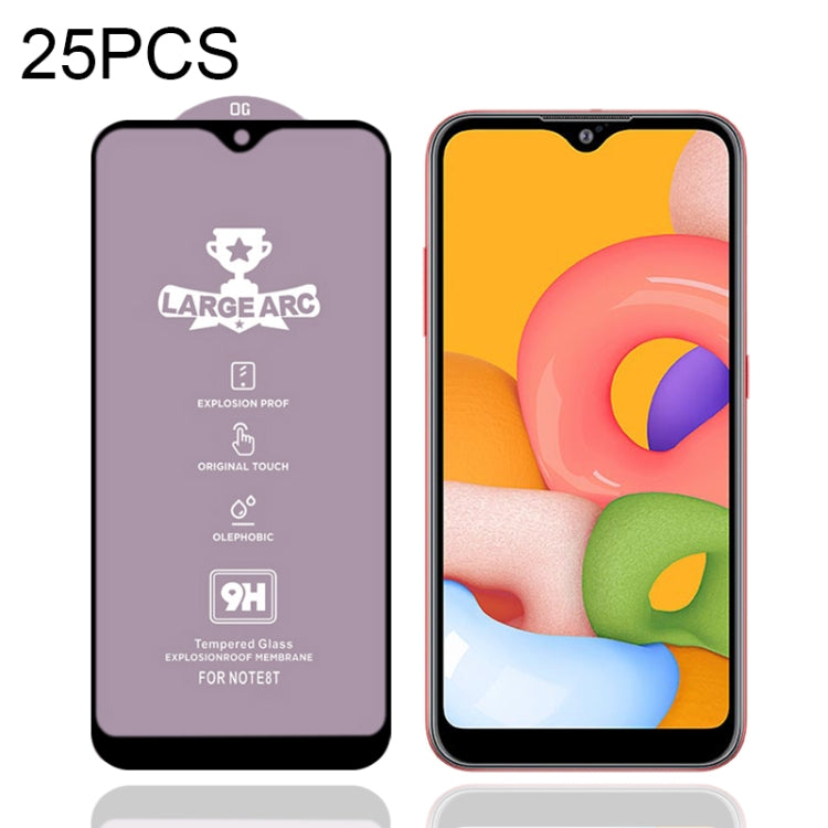 25 PCS 9H HD Large Arc High Alumina Full Screen Tempered Glass Film, For Samsung Galaxy S10 Lite (25 PCS), For Samsung Galaxy M11 (25 PCS), For Samsung Galaxy M21 / M21 2021 (25 PCS), For Samsung Galaxy M31 (25 PCS), For Samsung Galaxy M31s (25 PCS)   ...