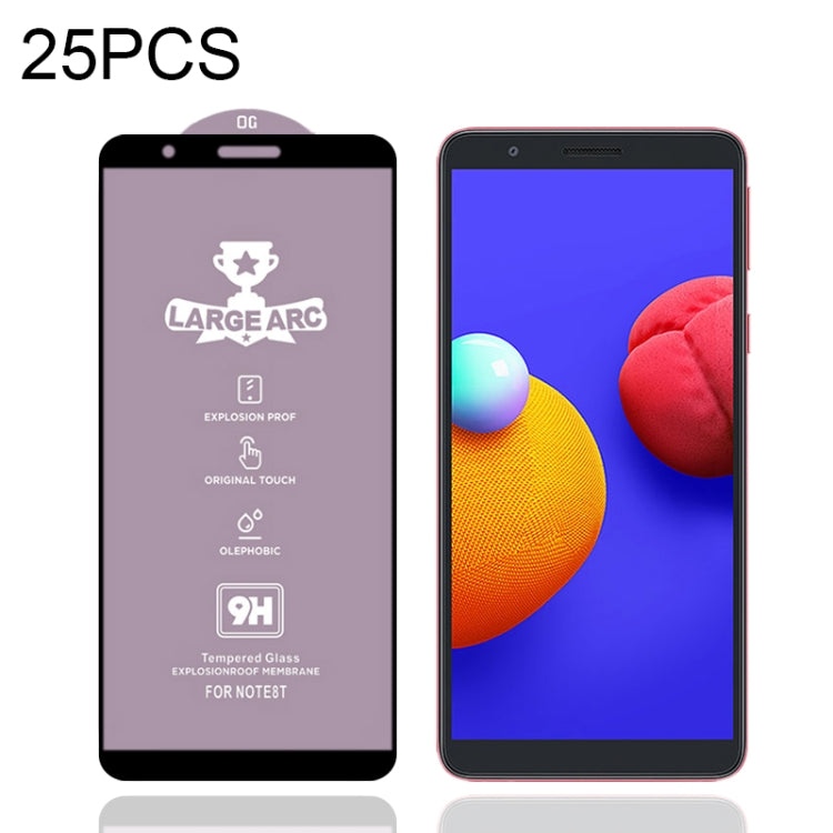 25 PCS 9H HD Large Arc High Alumina Full Screen Tempered Glass Film, For Samsung Galaxy S10 Lite (25 PCS), For Samsung Galaxy M11 (25 PCS), For Samsung Galaxy M21 / M21 2021 (25 PCS), For Samsung Galaxy M31 (25 PCS), For Samsung Galaxy M31s (25 PCS)   ...