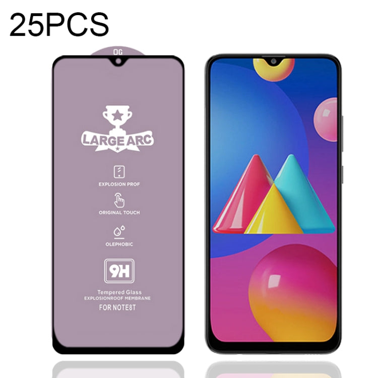 25 PCS 9H HD Large Arc High Alumina Full Screen Tempered Glass Film, For Samsung Galaxy S10 Lite (25 PCS), For Samsung Galaxy M11 (25 PCS), For Samsung Galaxy M21 / M21 2021 (25 PCS), For Samsung Galaxy M31 (25 PCS), For Samsung Galaxy M31s (25 PCS)   ...