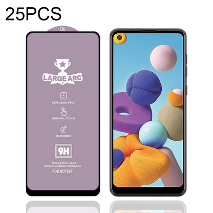 25 PCS 9H HD Large Arc High Alumina Full Screen Tempered Glass Film, For Samsung Galaxy S10 Lite (25 PCS), For Samsung Galaxy M11 (25 PCS), For Samsung Galaxy M21 / M21 2021 (25 PCS), For Samsung Galaxy M31 (25 PCS), For Samsung Galaxy M31s (25 PCS)   ...
