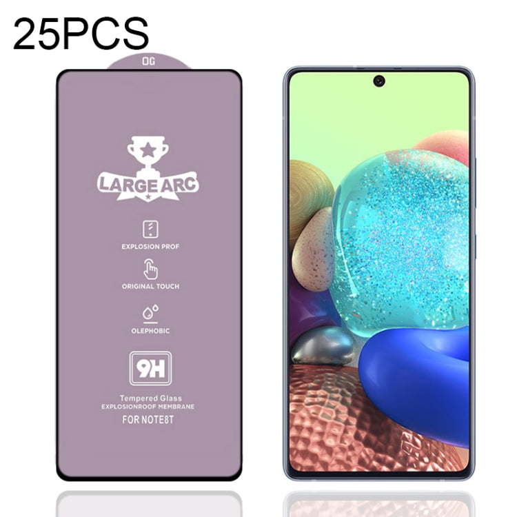 25 PCS 9H HD Large Arc High Alumina Full Screen Tempered Glass Film, For Samsung Galaxy S10 Lite (25 PCS), For Samsung Galaxy M11 (25 PCS), For Samsung Galaxy M21 / M21 2021 (25 PCS), For Samsung Galaxy M31 (25 PCS), For Samsung Galaxy M31s (25 PCS)   ...