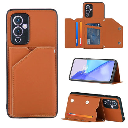 Skin Feel PU + TPU + PC Back Cover Shockproof Case with Card Slots & Holder & Photo Frame, For OPPO A93 5G, For OPPO A94, For Samsung Galaxy A02s (US Version), For Samsung Galaxy A02s (EU Version), For Samsung Galaxy A32 5G, For Xiaomi Mi 10T Lite 5G  ...