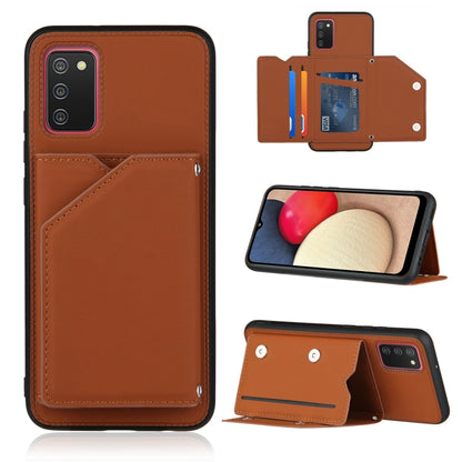 Skin Feel PU + TPU + PC Back Cover Shockproof Case with Card Slots & Holder & Photo Frame, For OPPO A93 5G, For OPPO A94, For Samsung Galaxy A02s (US Version), For Samsung Galaxy A02s (EU Version), For Samsung Galaxy A32 5G, For Xiaomi Mi 10T Lite 5G  ...