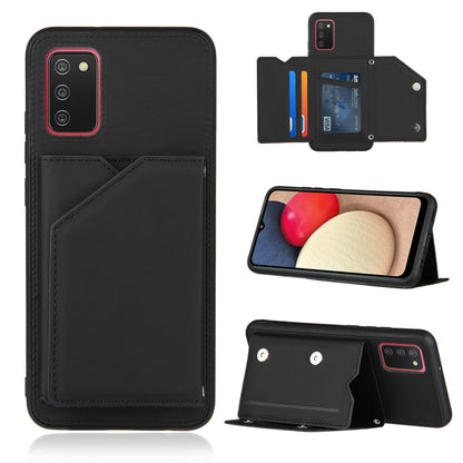 Skin Feel PU + TPU + PC Back Cover Shockproof Case with Card Slots & Holder & Photo Frame, For OPPO A93 5G, For OPPO A94, For Samsung Galaxy A02s (US Version), For Samsung Galaxy A02s (EU Version), For Samsung Galaxy A32 5G, For Xiaomi Mi 10T Lite 5G  ...