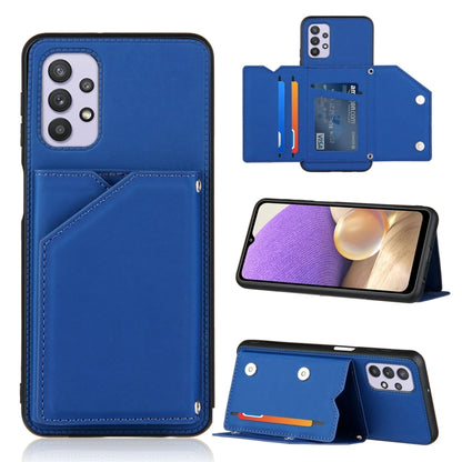Skin Feel PU + TPU + PC Back Cover Shockproof Case with Card Slots & Holder & Photo Frame, For OPPO A93 5G, For OPPO A94, For Samsung Galaxy A02s (US Version), For Samsung Galaxy A02s (EU Version), For Samsung Galaxy A32 5G, For Xiaomi Mi 10T Lite 5G  ...