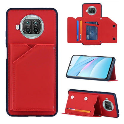 Skin Feel PU + TPU + PC Back Cover Shockproof Case with Card Slots & Holder & Photo Frame, For OPPO A93 5G, For OPPO A94, For Samsung Galaxy A02s (US Version), For Samsung Galaxy A02s (EU Version), For Samsung Galaxy A32 5G, For Xiaomi Mi 10T Lite 5G  ...