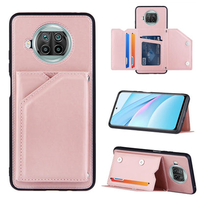 Skin Feel PU + TPU + PC Back Cover Shockproof Case with Card Slots & Holder & Photo Frame, For OPPO A93 5G, For OPPO A94, For Samsung Galaxy A02s (US Version), For Samsung Galaxy A02s (EU Version), For Samsung Galaxy A32 5G, For Xiaomi Mi 10T Lite 5G  ...
