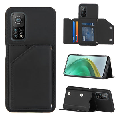 Skin Feel PU + TPU + PC Back Cover Shockproof Case with Card Slots & Holder & Photo Frame, For OPPO A93 5G, For OPPO A94, For Samsung Galaxy A02s (US Version), For Samsung Galaxy A02s (EU Version), For Samsung Galaxy A32 5G, For Xiaomi Mi 10T Lite 5G  ...