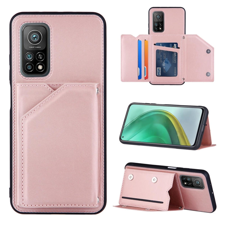 Skin Feel PU + TPU + PC Back Cover Shockproof Case with Card Slots & Holder & Photo Frame, For OPPO A93 5G, For OPPO A94, For Samsung Galaxy A02s (US Version), For Samsung Galaxy A02s (EU Version), For Samsung Galaxy A32 5G, For Xiaomi Mi 10T Lite 5G  ...