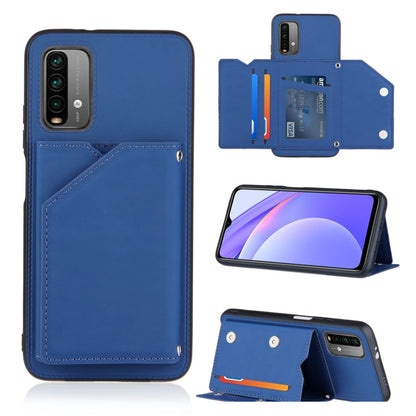 Skin Feel PU + TPU + PC Back Cover Shockproof Case with Card Slots & Holder & Photo Frame, For OPPO A93 5G, For OPPO A94, For Samsung Galaxy A02s (US Version), For Samsung Galaxy A02s (EU Version), For Samsung Galaxy A32 5G, For Xiaomi Mi 10T Lite 5G  ...
