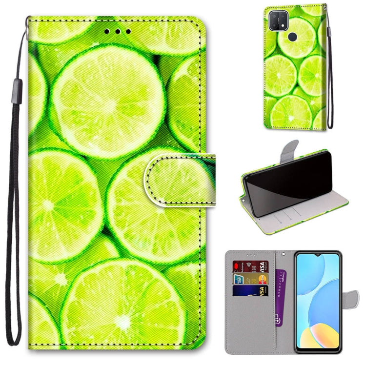 Coloured Drawing Cross Texture Horizontal Flip PU Leather Case with Holder & Card Slots & Wallet & Lanyard, For OPPO A9 (2020) / A5 (2020) / A11X / A11, For OPPO A15 / A15s