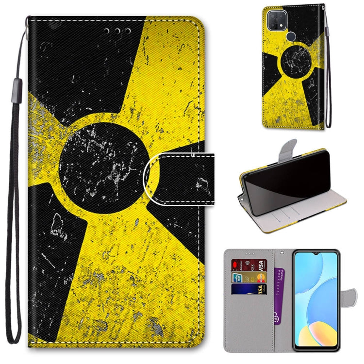 Coloured Drawing Cross Texture Horizontal Flip PU Leather Case with Holder & Card Slots & Wallet & Lanyard, For OPPO A9 (2020) / A5 (2020) / A11X / A11, For OPPO A15 / A15s