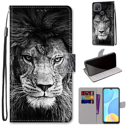 Coloured Drawing Cross Texture Horizontal Flip PU Leather Case with Holder & Card Slots & Wallet & Lanyard, For OPPO A9 (2020) / A5 (2020) / A11X / A11, For OPPO A15 / A15s