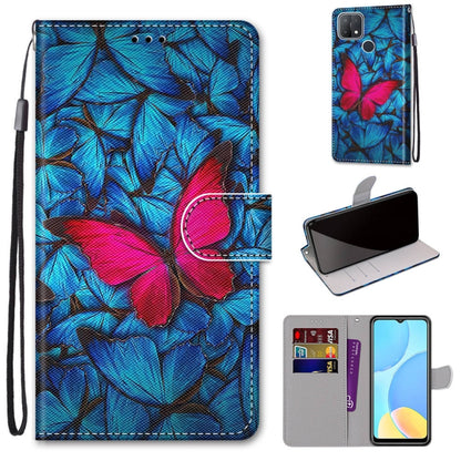 Coloured Drawing Cross Texture Horizontal Flip PU Leather Case with Holder & Card Slots & Wallet & Lanyard, For OPPO A9 (2020) / A5 (2020) / A11X / A11, For OPPO A15 / A15s