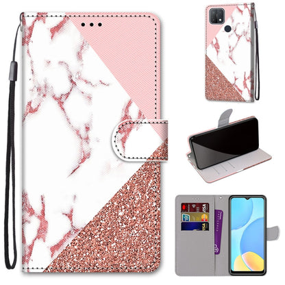Coloured Drawing Cross Texture Horizontal Flip PU Leather Case with Holder & Card Slots & Wallet & Lanyard, For OPPO A9 (2020) / A5 (2020) / A11X / A11, For OPPO A15 / A15s