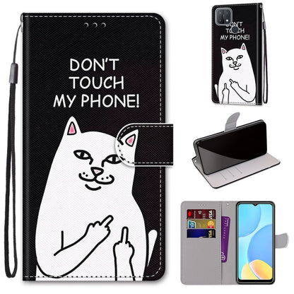 Coloured Drawing Cross Texture Horizontal Flip PU Leather Case with Holder & Card Slots & Wallet & Lanyard, For OPPO A9 (2020) / A5 (2020) / A11X / A11, For OPPO A15 / A15s