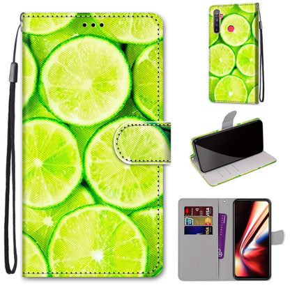 Coloured Drawing Cross Texture Horizontal Flip PU Leather Case with Holder & Card Slots & Wallet & Lanyard, For OPPO Realme 5 / 5s / 5i / C3 / C3i / 6i / Narzo10 / 10A / 20A, For OPPO Realme C15 / C12 / C25 / 7i (Global) / Narzo 20 / 30A