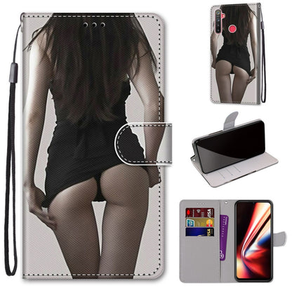 Coloured Drawing Cross Texture Horizontal Flip PU Leather Case with Holder & Card Slots & Wallet & Lanyard, For OPPO Realme 5 / 5s / 5i / C3 / C3i / 6i / Narzo10 / 10A / 20A, For OPPO Realme C15 / C12 / C25 / 7i (Global) / Narzo 20 / 30A