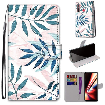 Coloured Drawing Cross Texture Horizontal Flip PU Leather Case with Holder & Card Slots & Wallet & Lanyard, For OPPO Realme 5 / 5s / 5i / C3 / C3i / 6i / Narzo10 / 10A / 20A, For OPPO Realme C15 / C12 / C25 / 7i (Global) / Narzo 20 / 30A