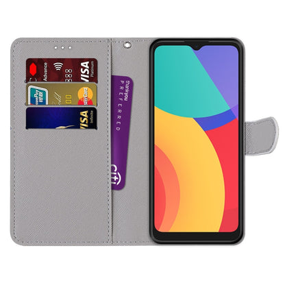 Coloured Drawing Cross Texture Horizontal Flip PU Leather Case with Holder & Card Slots & Wallet & Lanyard, For Alcatel 3L 2021, For Xiaomi Redmi K40 / K40 Pro / K40 Pro+