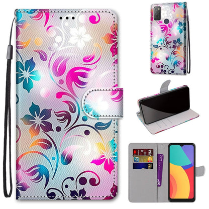 Coloured Drawing Cross Texture Horizontal Flip PU Leather Case with Holder & Card Slots & Wallet & Lanyard, For Alcatel 3L 2021, For Xiaomi Redmi K40 / K40 Pro / K40 Pro+